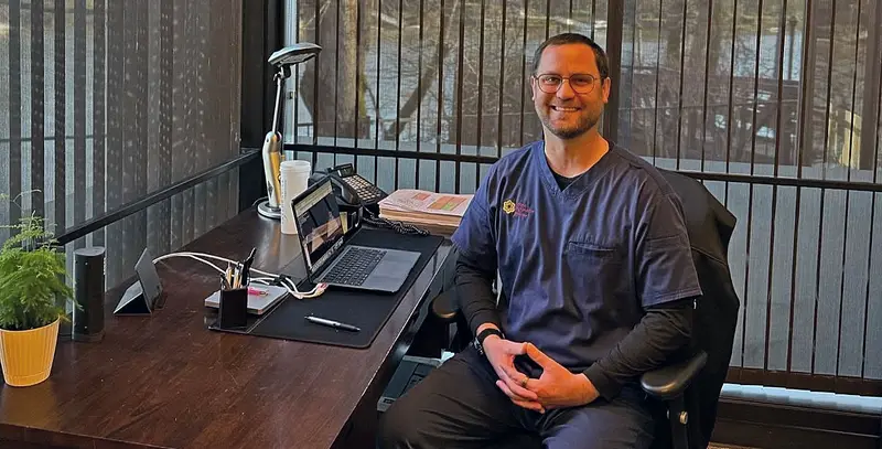 Dr. Terry Manning at his desk